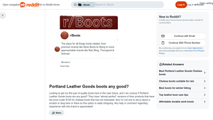 Portland Leather Goods - Chelsea Boots