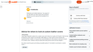 Paper Republic - Custom Leather Notebook Covers