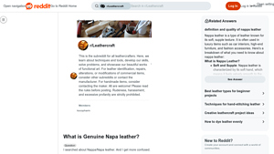 Genuine Napa Leather - Key Features