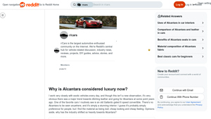 Alcantara - Luxury Synthetic Material