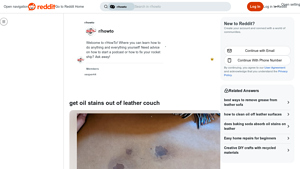 Reddit - Leather Care Essentials