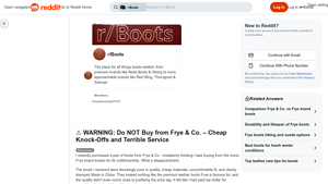 Frye & Co. - Boots Review