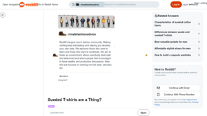 Reddit - Sueded T-Shirts