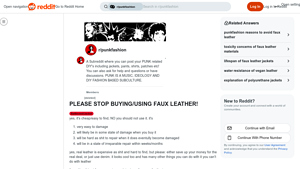 Faux vs. Real Leather - Durability Comparison