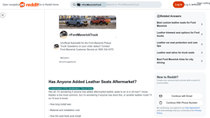 Katzkin - Aftermarket Leather Seats for Ford Maverick