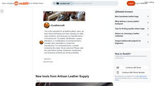 Artisan Leather Supply - Quality Awl and Knives