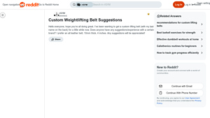 Pioneer - Custom Leather Weightlifting Belt