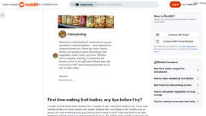 Reddit - Fruit Leather Tips