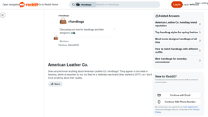 American Leather Co. - Handbags