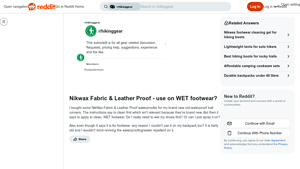 Nikwax - Fabric & Leather Proof