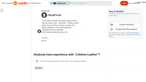 Lifetime Leather - Premium Leather Goods