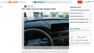 Dash Designs - Faux Suede Dash Cover