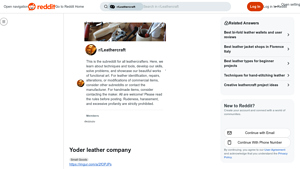 Yoder Leather Company - Elephant Key Hanger