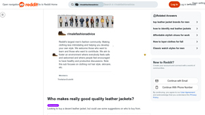 Leather Jackets - Quality Brands Overview