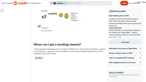 Modern Leather Goods - Handbag Cleaning Services