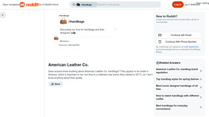 American Leather Co. - Handbags