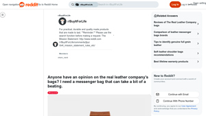 Real Leather Company - Messenger Bags