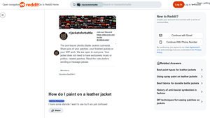 Reddit - Leather-Based Paint Tips