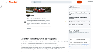 Alcantara vs Leather - Key Considerations