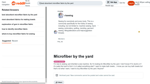 Microfiber Fabric - Bath Towels