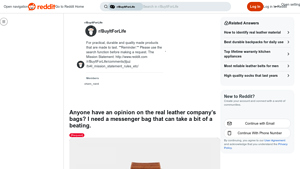 Real Leather Company - Messenger Bags