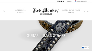 Red Monkey Designs - Custom Leather Guitar Straps