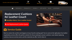 ReLeather - Replacement Cushions for Leather Couches