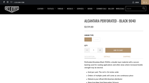 Relicate - Alcantara Perforated Black 9040