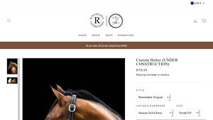 Remarkable Leather Goods - Custom Halter