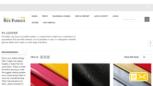 Rex Fabrics - Ella Patent PU Leather