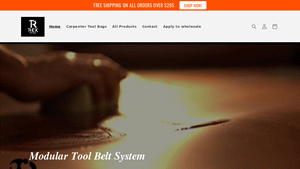 Rex Tool Bags - Customizable Leather Tool Bags and Belts