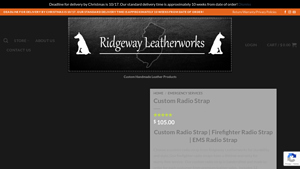 Ridgeway Leatherworks - Custom Radio Strap
