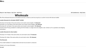 RM Leather Supply - Wholesale Leather & Tools