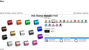 RM Leather Supply - Hot Stamp Metallic Foil