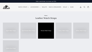 Roarcraft - Handmade Leather Watch Straps