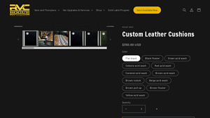 Rogue Vans - Custom Leather Cushions