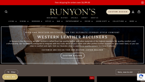 Runyon's Fine Furniture - Western Leather Recliners