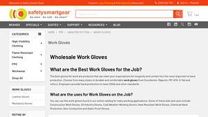 Safety Smart Gear - Wholesale Work Gloves and Safety Apparel