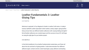 Sailrite - Essential Leathercraft Supplies