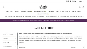 Sallie Tomato - Faux Leather Collection