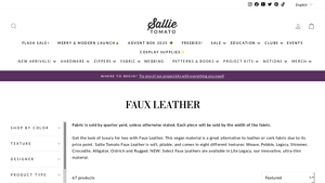 Sallie Tomato - Faux Leather Collection