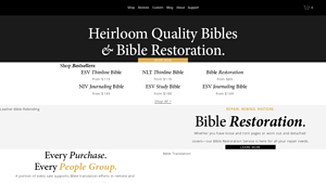 Scriptura - Heirloom Quality Bibles