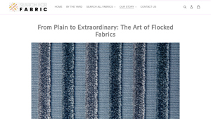 Search for Fabric - Flocked Fabrics