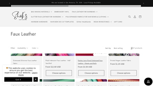 Shaks Craft Supplies - Vegan Leather & Faux Fabrics