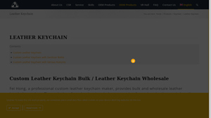 Fei Hong - Leather Keychains