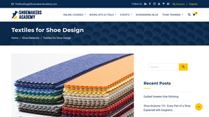 Shoemakers Academy - Essential Textiles for Shoe Design