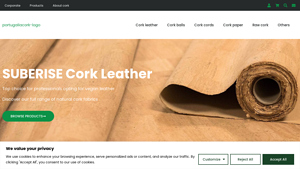 Portugalia Cork - Natural Cork Leather