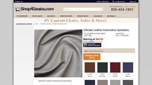 Shop4Seats - Ultimate Leather Automotive Upholstery
