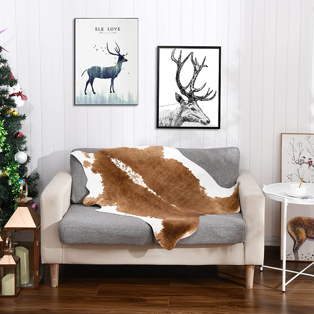 An application scenario or product detail of small cowhide rugs - Image 4