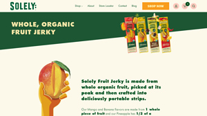 Solely - Organic Fruit Jerky